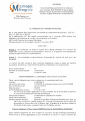Décision concernant la souscription d'un emprunt d'un montant de 3 000 000 € auprès de La Banque Postale au titre des investissements 2023 du budget annexe de l'assainissement