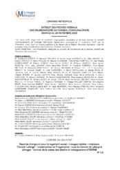 Garantie d'emprunt pour le logement social - Limoges Habitat - résidence "Cercler Lafarge" - construction de 9 logements - rues du Cercler et Lafarge à Limoges - contrat de la caisse des dépôts et consignations n°150968