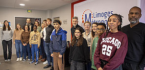 iùage actualité cloôtire accueil de stagiaires de 3e à Limoges métropole 2025