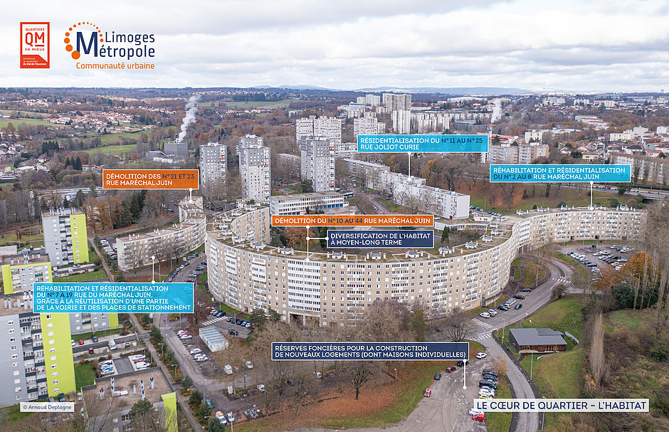 Coeur de ville habitat Val de L'Aurence limoges Métropole - Agrandir l'image (fenêtre modale)