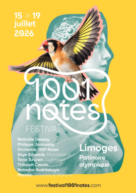 Affiches festival 1001 Notes 2026 Limoges