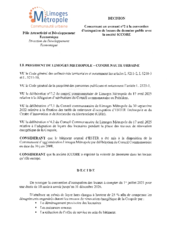 Décision concernant un avenant n°2 à la convention d'occupation de locaux du domaine public avec la société ICCORE