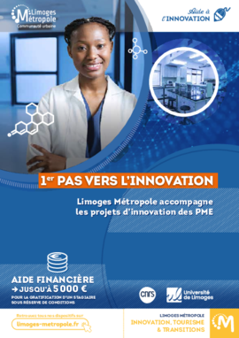 Docuement création d'entreprise premiers pas vers l'nnovation Limoges Métropole 