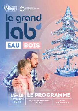 programme Le Grand Lab'Eau Bois 2025 Limoges Métropole