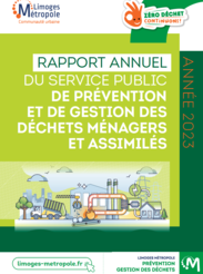 Rapport annuel du service public 2023 - Prévention et gestion des déchets et ménagers et assimilés