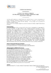 Approbation des comptes de gestion 2022
