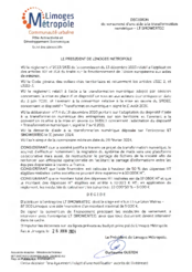Décision de versement d'une aide à la transformation numérique - LT SHOWERTEC