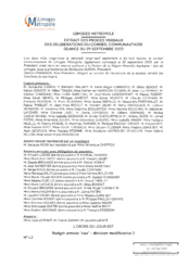 Budget annexe "eau" - décision modificative 2
