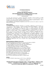 Garantie d'emprunt pour le logement social - Limoges Habitat - résidence "Léon Jouhaux" - réhabilitation de 305 logements - 2 à 32 rue Degas à Limoges - contrat de la caisse des dépôts et consignations n°150978