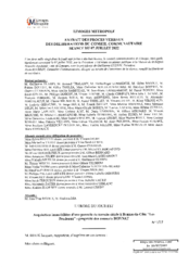 Acquisition immobilière d'une parcelle de terrain située à Bonnac-la-Côte "Les Pradeaux" - propriété des consorts BONNAT