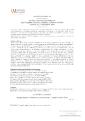 Budget annexe "crématorium de Landouge" - budget primitif 2026