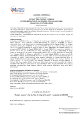 Budget annexe " site du Mas de l'Age à Couzeix" - budget primitif 2025