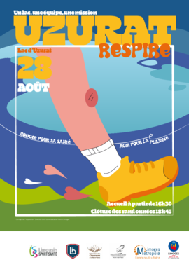 Afficje événement Uzurat Respire 2026 Limoges Métropole 