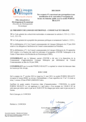 Décision par avenant n°1 concernant une prorogation et une modification de la convention d'occupation de locaux du domaine public avec la société PURPLE REALITY