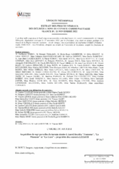 Acquisition de sept parcelles de terrain situées à Aureil lieudits "Fonterne", "Le Moussan" et "La Gare" - propriétés des consorts LEZAUD