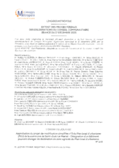 Approbation du projet de modification simplifiée n°3 du Plan local d’urbanisme (PLU) de la commune de Saint-Just-Le-Martel – Désignation d’un bâtiment pouvant changer de destination en zone agricole du Plan local d’urbanisme