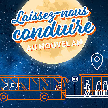 Laissez nous conduire pour le réveillon 2025 Limoges Métropole 