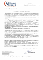 Décision de versement d'une aide à la transformation numérique - ENTRETIEN SERVICE JARDIN