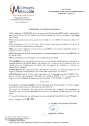 Décision de versement d'une aide à la transformation numérique - REVLIM