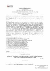 Avenant n°1 Programme d’actions 2022 Université de Limoges - Limoges Métropole - action Centre de droit et d'économie du sport (CDES)