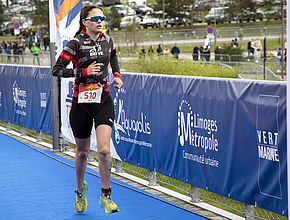 3e édition du Triathlon Limoges Métropole, arrivée - Agrandir l'image (fenêtre modale)