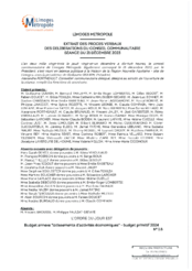 Budget annexe "lotissements d'activités économiques" - budget primitif 2024