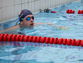 Entrainement à Limoges de l'équipe de France de Natation Paralympique pour les Jeux de Paris 2024 - Agrandir l'image (fenêtre modale)