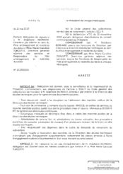 Arrêté portant délégation de signature à M. Stéphane BERNARD, Directeur par intérim au sein du Pôle aménagement et mobilités durables et à Mme Marie-Caroline TURLOTTE, Directrice générale adjointe des services 