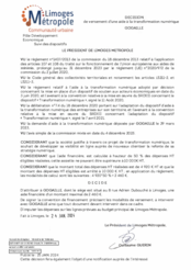 Décision de versement d'une aide à la transformation numérique - GOGAILLE