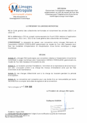 Décision concernant l’occupation temporaire d'un emplacement au sein du musée du Four des Casseaux pour l'implantation de borne numérique à usage touristique