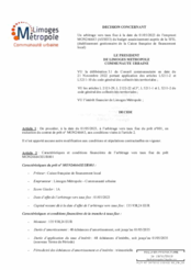 Décision concernant un arbitrage vers taux fixe à la date du 01/05/2023 de l'emprunt MON246643 (ASS033) du budget assainissement auprès de la SFIL ( établissement gestionnaire de la Caisse française de financement local)
