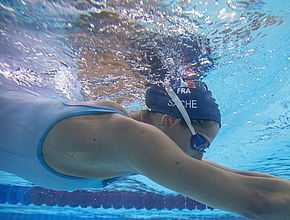 Entrainement à Limoges de l'équipe de France de Natation Paralympique pour les Jeux de Paris 2024 - Agrandir l'image (fenêtre modale)