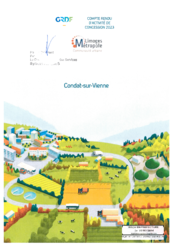  Compte-rendu d'activités de Gaz Réseau Distribution France (GRDF) - Condat-sur-Vienne