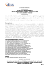 Convention opérationnelle entre l’Etablissement public foncier de Nouvelle-Aquitaine (EPFNA), la commune de Boisseuil et Limoges Métropole pour la création d’une maison de santé