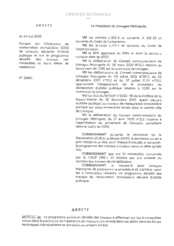 Arrêté portant sur l’Opération de restauration immobilière (ORI) de Limoges déclarée d’utilité publique et sur le programme détaillé des travaux par immeubles et leurs délais de réalisation