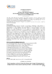 Centre aquatique : prise en charge de créneaux par Limoges Métropole pour le collège Anatole France situé en quartier prioritaire - année scolaire 2023-2024