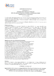 Approbation de la mise en compatibilité du Plan local d'urbanisme de Limoges, suite à déclaration de projet de création d’un Pôle d’échange multimodal (PEM) et de restructuration du Palais des Sports de Beaublanc