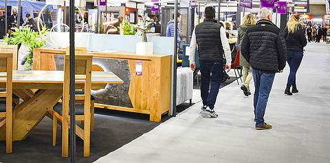 Photo du salon de l'habitat au Parc des expositions de Limoges