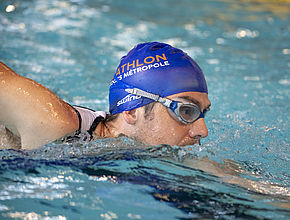 3e édition du Triathlon Limoges Métropole, natation - Agrandir l'image (fenêtre modale)