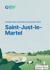 Compte-rendu d'activités GRDF Saint-Just-Le-Martel 2024