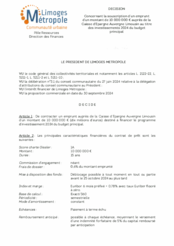 Décision concernant la souscription d'un emprunt d'un montant de 10 000 000 € auprès de la Caisse d'épargne Auvergne Limousin au titre des investissements 2024 du budget principal