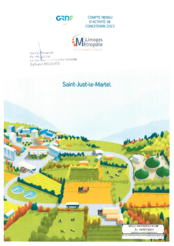  Compte-rendu d'activités de Gaz Réseau Distribution France (GRDF) - Saint-Just-Le-Martel 