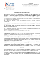 Décision de versement d’une aide à la cybersécurité Société Nouvelle Miroiterie GBM