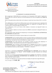 Décision de versement d'une aide à la cybersécurité - CHAUFFAGE AUTOMATIQUE DU LIMOUSIN