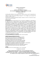 Projet d'écoquartier des Portes Ferrées - Nouveau programme national de renouvellement urbain (NPNRU) – Avenant au marché de Maitrise d'oeuvre pour l'aménagement des espaces publics - Avenant à la CCGC entre Limoges Métropole et Limoges