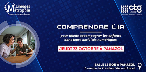 Evenment comprendre l'IA site internet limoges metropole 