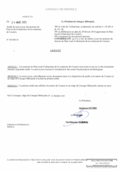 Arrêté de mise à jour des annexes du Plan local d'urbanisme de la commune de Couzeix