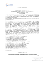 Communication concernant les délégations de services publics locaux