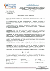 Décision n°1 concernant la préparation, la passation, l'exécution d'un avenant n°1 à l'accord-cadre multi-attributaires n°2019-F2100001-00 « Acquisition de matériels informatiques »