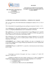 Décision concernant un avenant n°3 à la convention d'occupation de locaux du domaine public avec la société ORIDEV